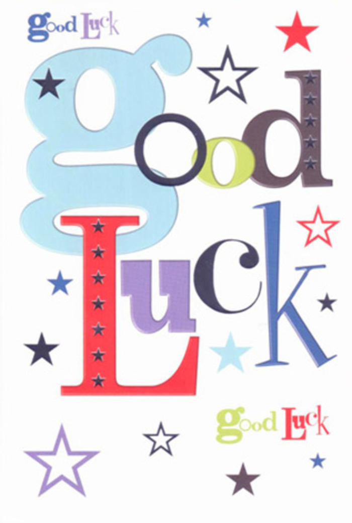 There's a charming, uplifting spirit in this good luck card, one that Beckton locals will instantly recognize as befitting our friendly neighbourhood. The card presents a striking contrast: vivid, playful letters rendered in a harmonious medley of baby-blue, vibrant red, mossy green, and rich violet that bring to mind the blossoms and foliage you'd find in our floral arrangements around Beckton Park. Each character expresses its own personality-some wide and welcoming, others slender and elegant-while lively stars, scattered across the crisp white background, evoke the festive energy of a community gathering at New Beckton Park. The careful placement of stars-ranging from saturated navy to pale lavender-suggests possibility and hope shining outwards, much like well-wishers cheering from East Ham's neighbourhood corners. Touching the card, you'd notice its pristine smoothness, the satisfying thickness of the paper beneath your fingers paired with inviting printed textures, making it as enjoyable to hold as a fresh bouquet picked up on a sunny morning. The ample white space lets the bold typography and pops of colour breathe, creating a contemporary yet warmly heartfelt design. Ideal for moments of transition-whether it's a graduation, a new home, or a leap into something unknown-this card becomes a little keepsake, carrying with it the infectious optimism and genuine belief that characterise Beckton Florist and our caring local community.